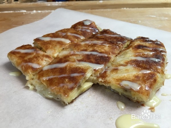 泰式香蕉手抓煎饼,金黄酥脆,一口香甜,太好吃了