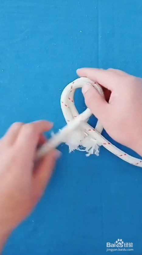 怎么修复破口的绳子?