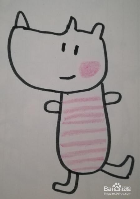 简笔画 小犀牛的画法