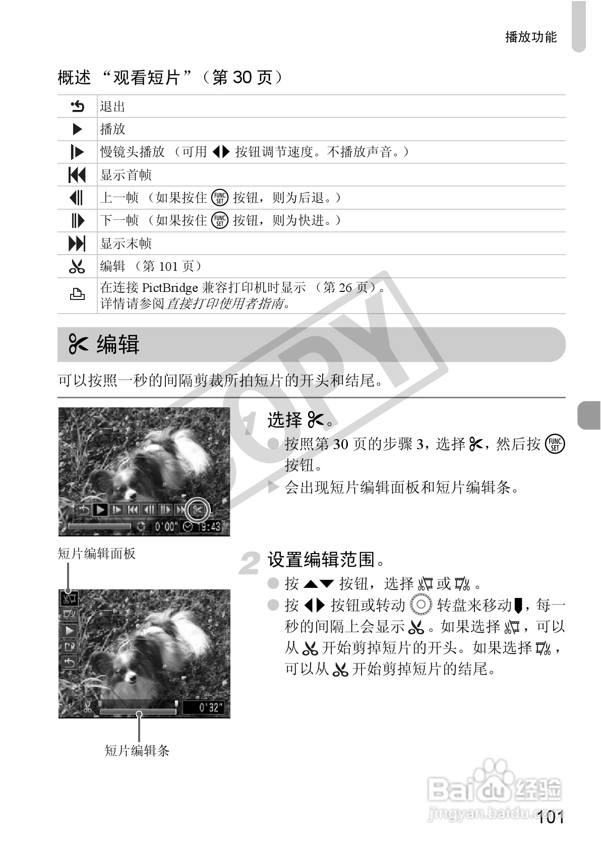 佳能DIGITAL IXUS 980 IS数码相机使用说明书:[11]
