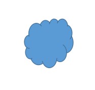 Word文档如何让插入的云形内部没有填充颜色