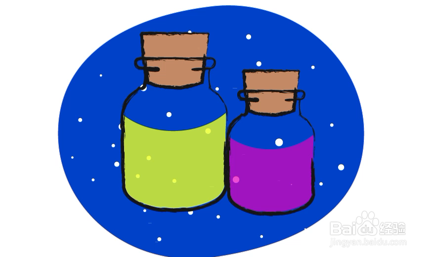 怎样在illustrator中绘制瓶子小图标