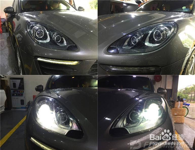 东莞保时捷改装,保时捷macan大灯改装、雾灯升级