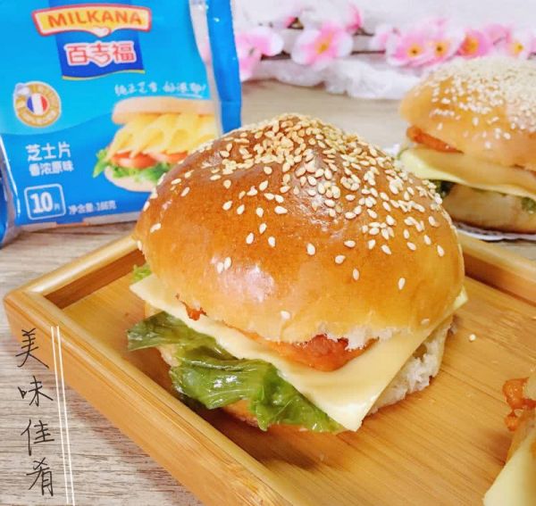 奥尔良芝士鸡腿堡