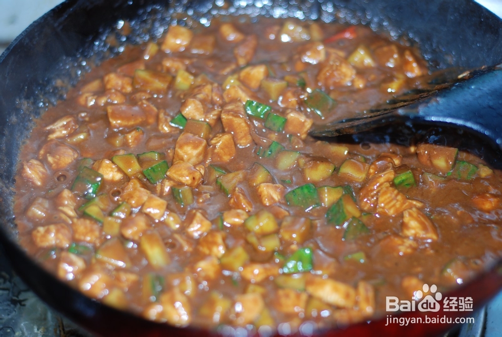 酱香浓郁下饭菜——酱爆鸡丁