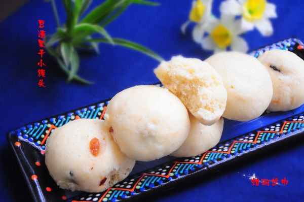 豆渣果干小馒头