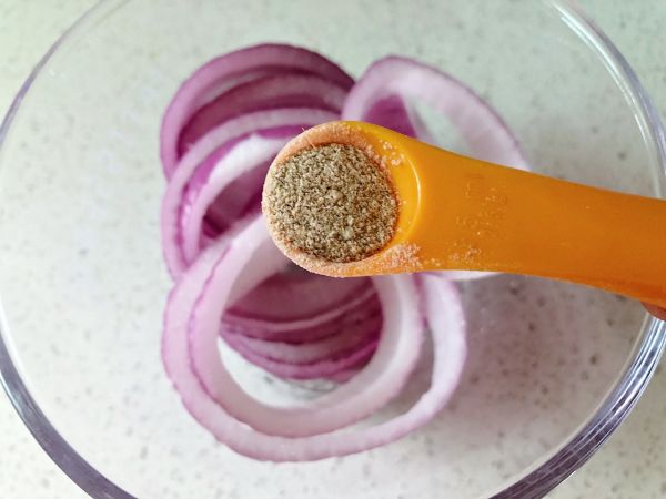 零食物语丨无油低脂香酥洋葱圈