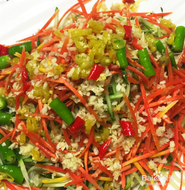 冰镇三丝的做法