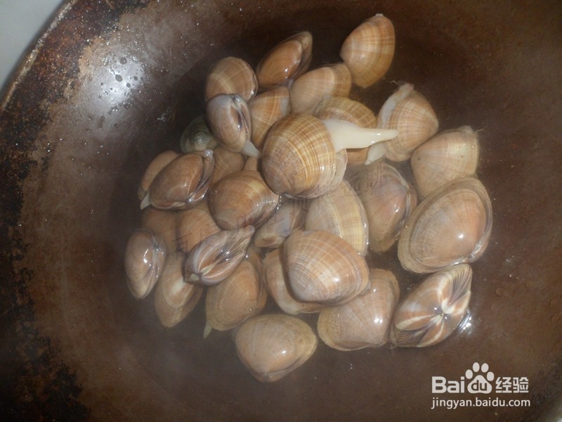 海鲜 肉酱爆花蚬