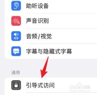 iphone引导式访问怎么设置?