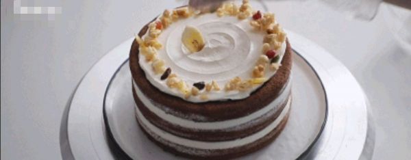 香蕉巧克力裸蛋糕