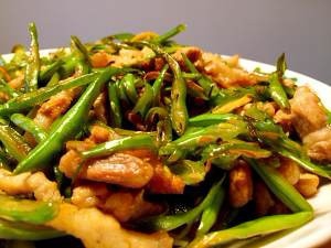河南特色-四季豆炒肉