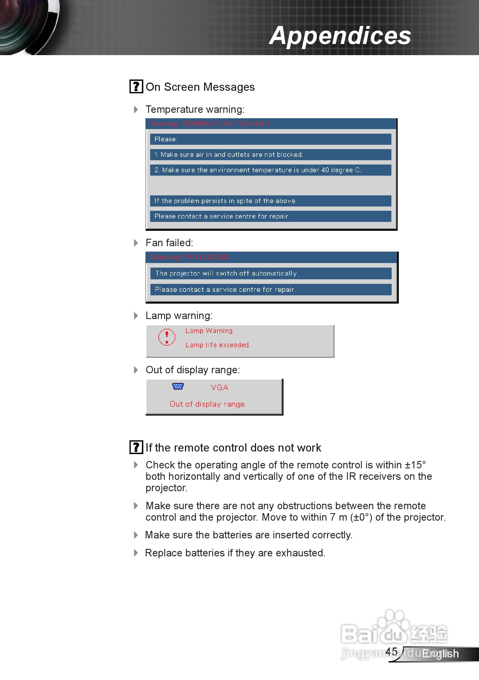 奥图码EW539投影机使用说明书:[5]
