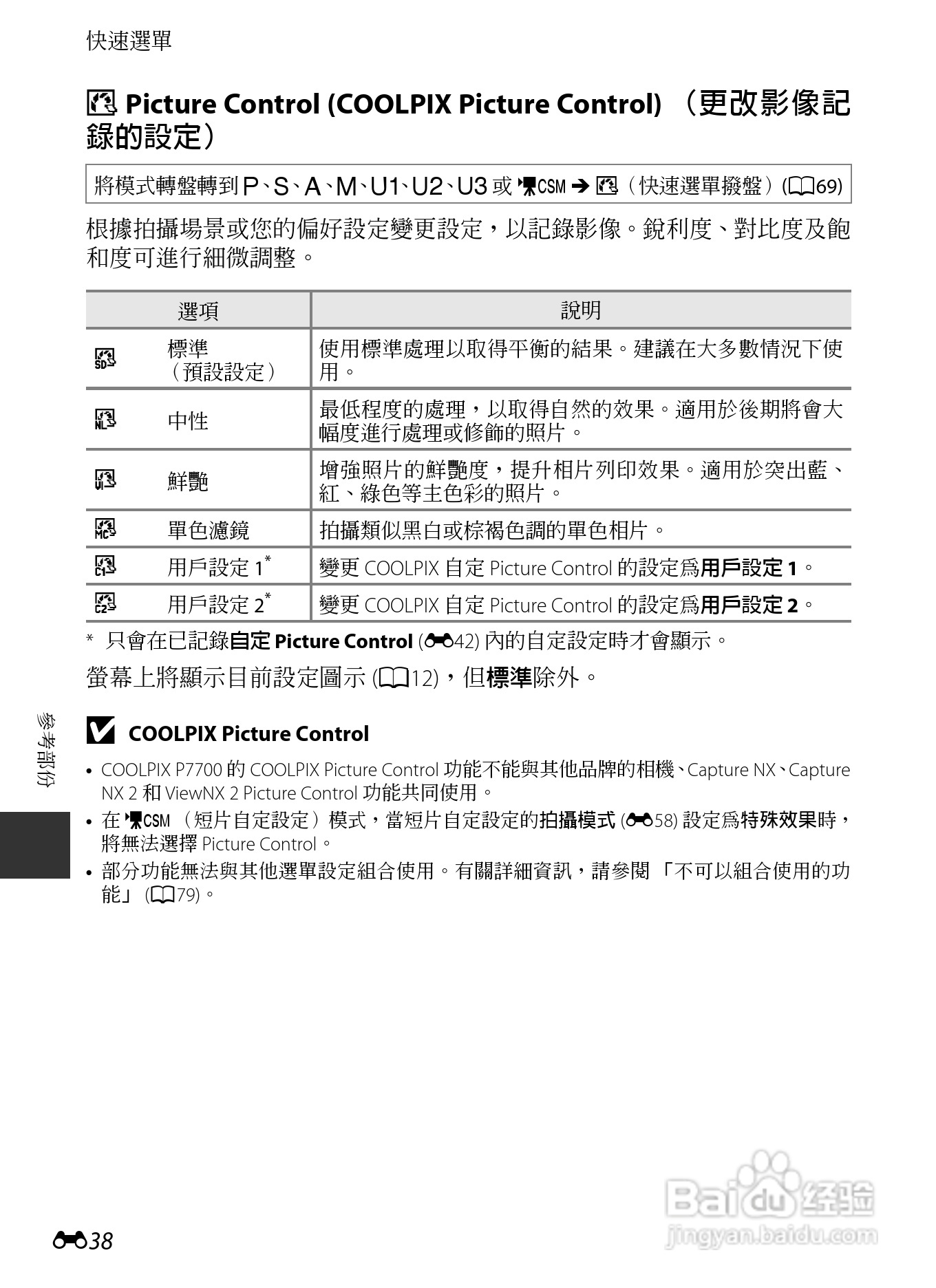 尼康COOLPIX P7700数码相机使用说明书:[17]