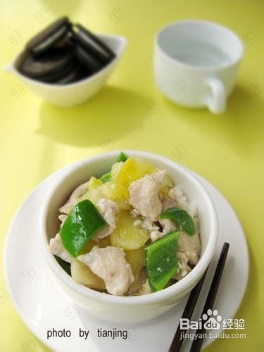 菠萝鸡片的做法