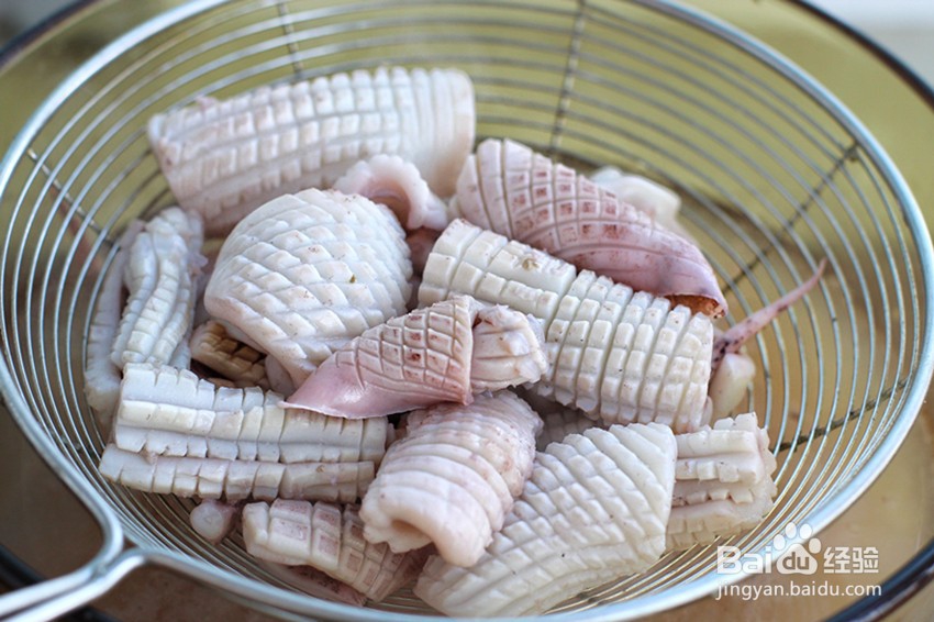 爆炒鱿鱼丝的做法