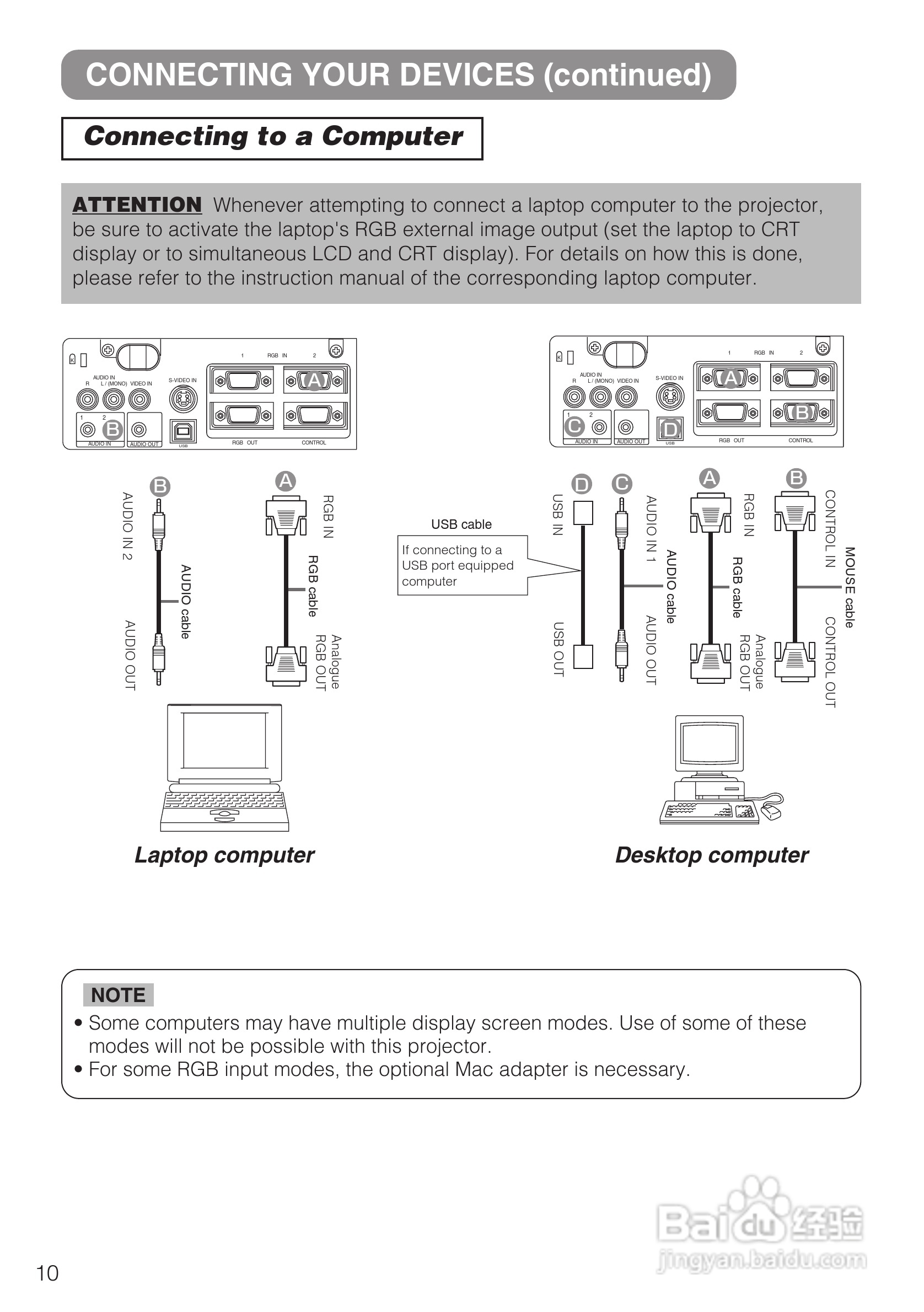 日立 ED-X3270A投影机说明书:[2]