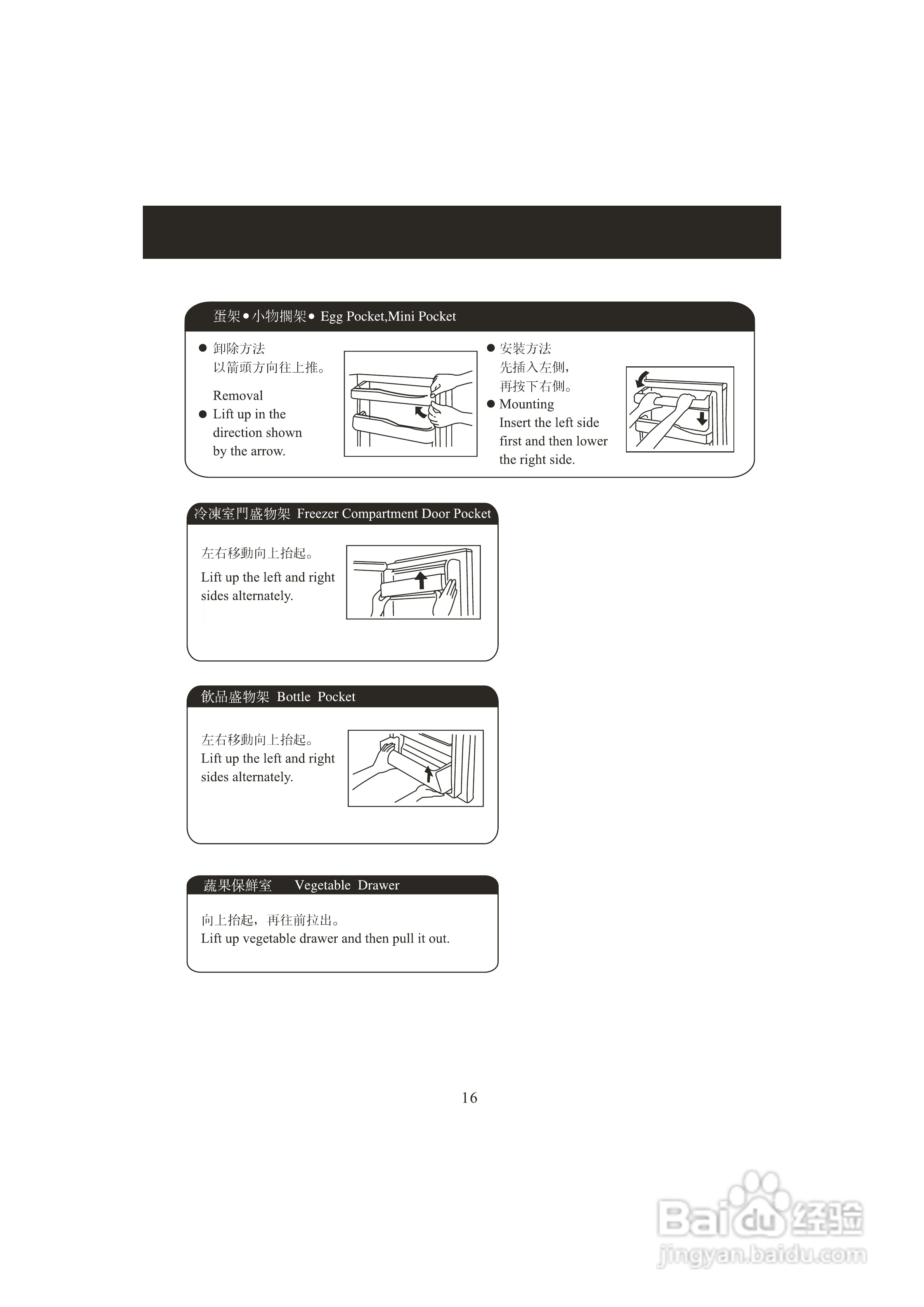 美国北极牌FH32S双门雪柜说明书:[3]