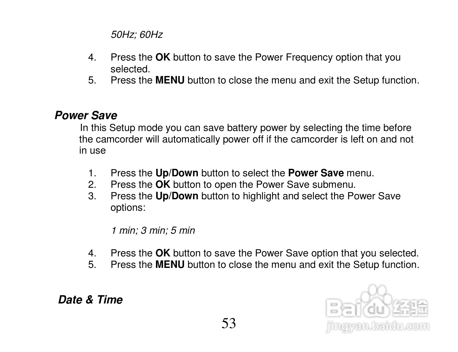 Vivitar DVR 518摄像机使用说明书:[6]