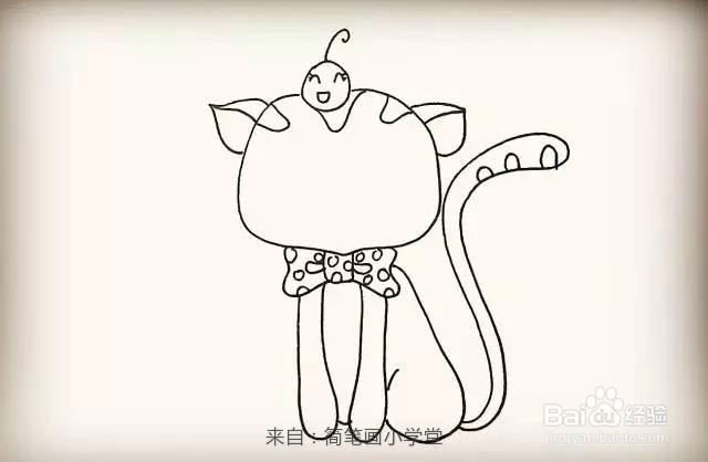 简笔画-可爱的猫咪