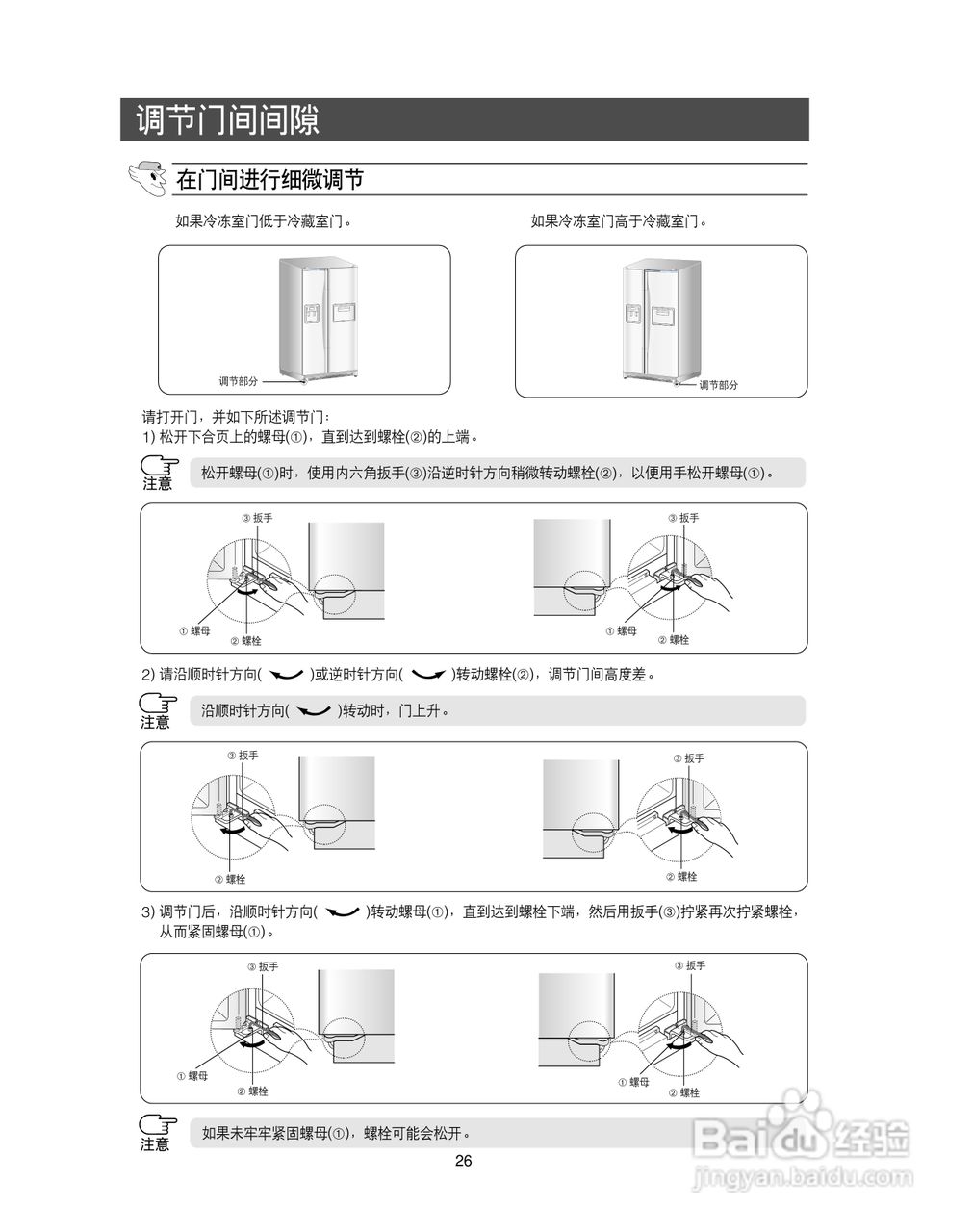 三星RS28KANS电冰箱使用说明书:[3]