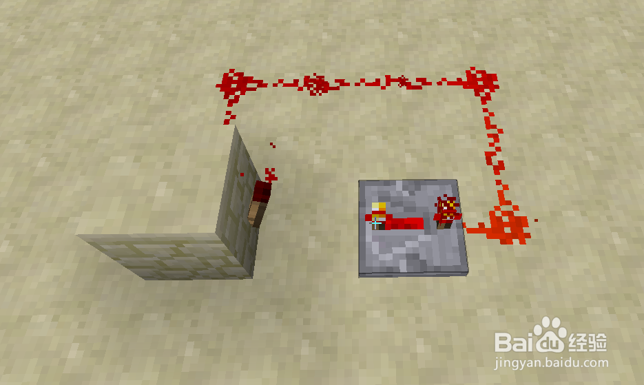 我的世界简易的红石脉冲怎么做