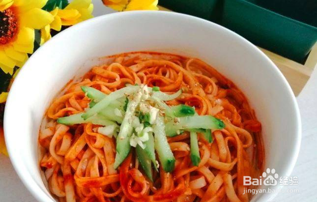 家常菜：辣拌面