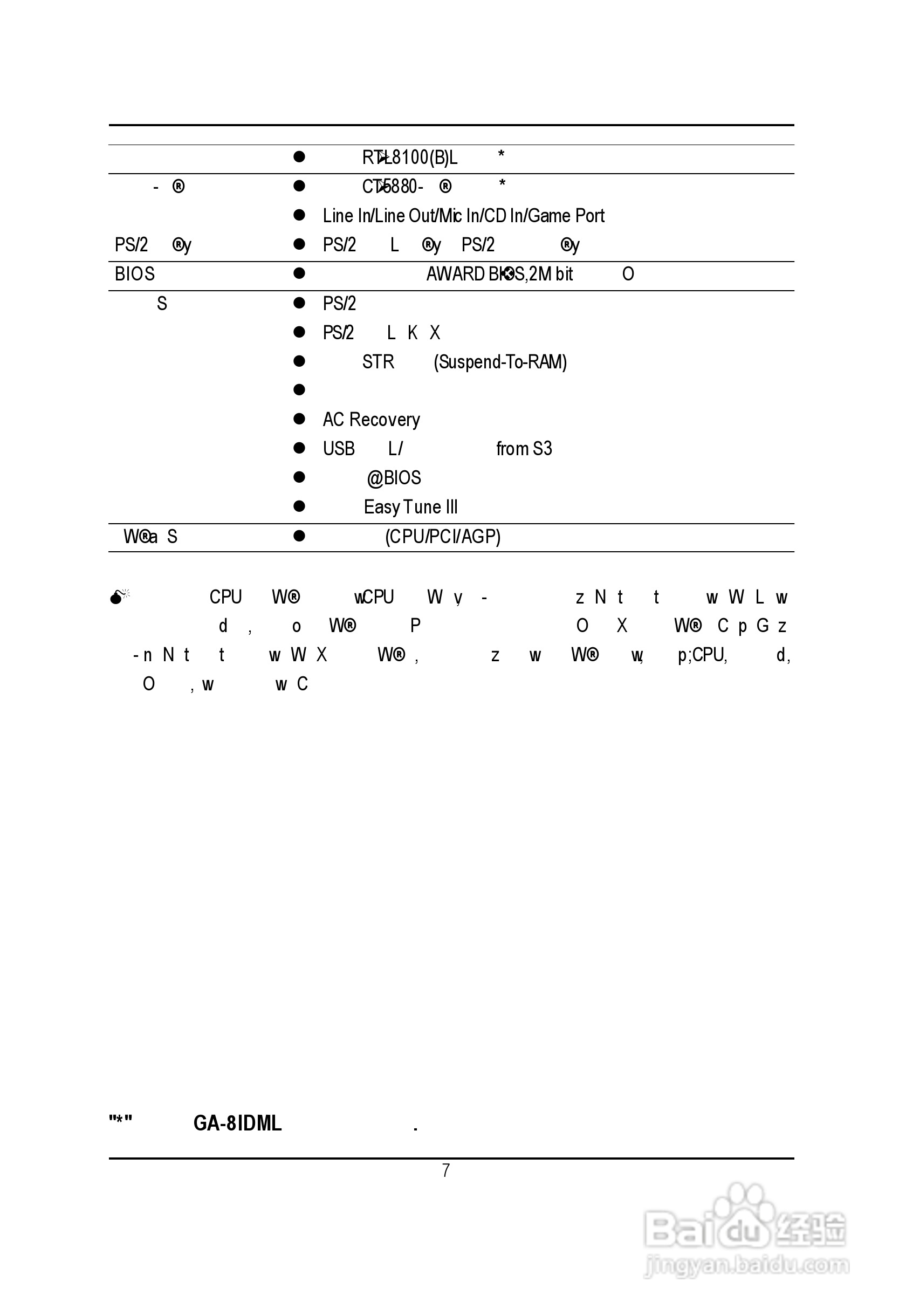 技嘉GA-8IDML-C型主板说明书:[2]