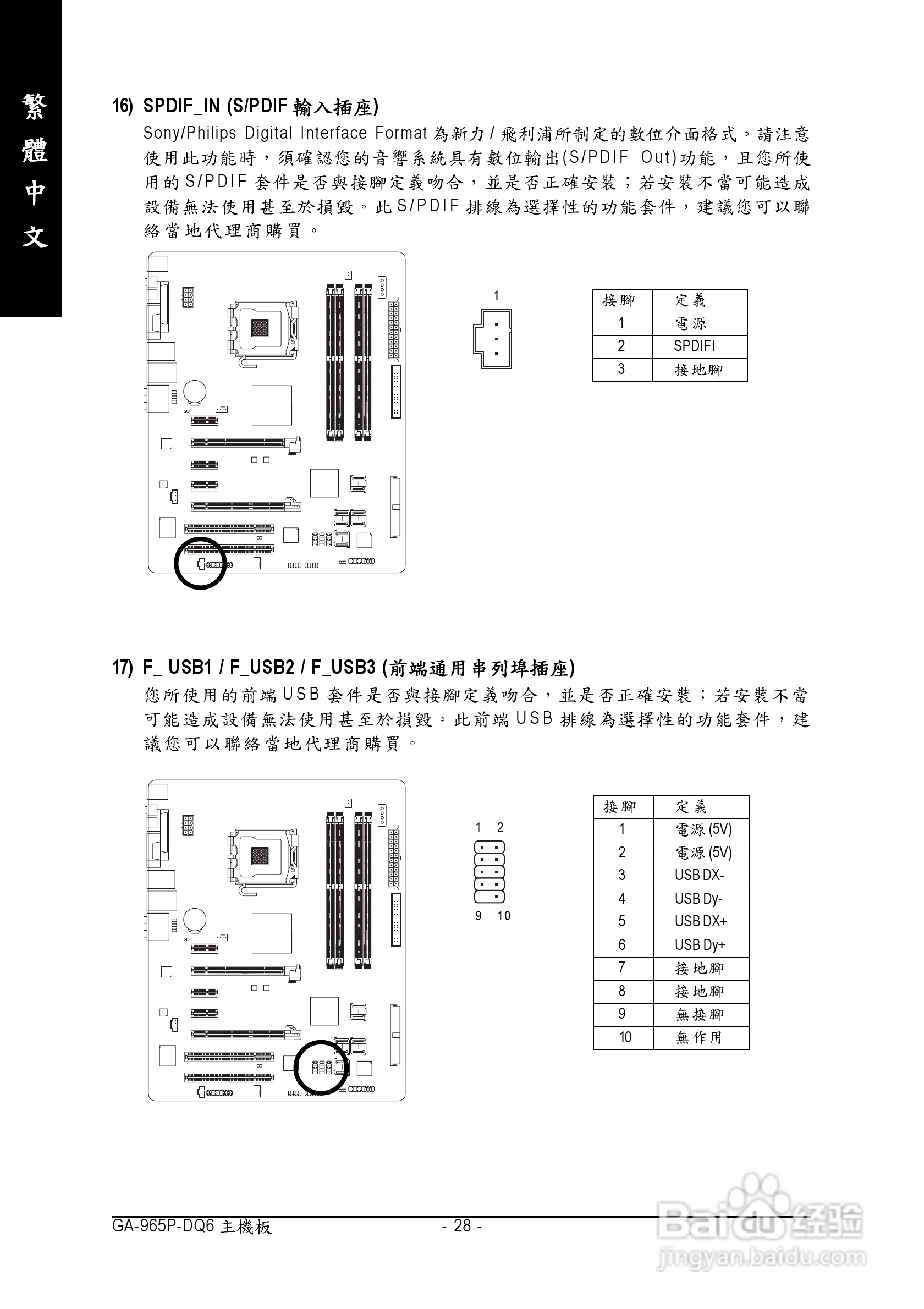 技嘉GA-965P-DQ6 (rev. 3.3)型主板说明书:[3]
