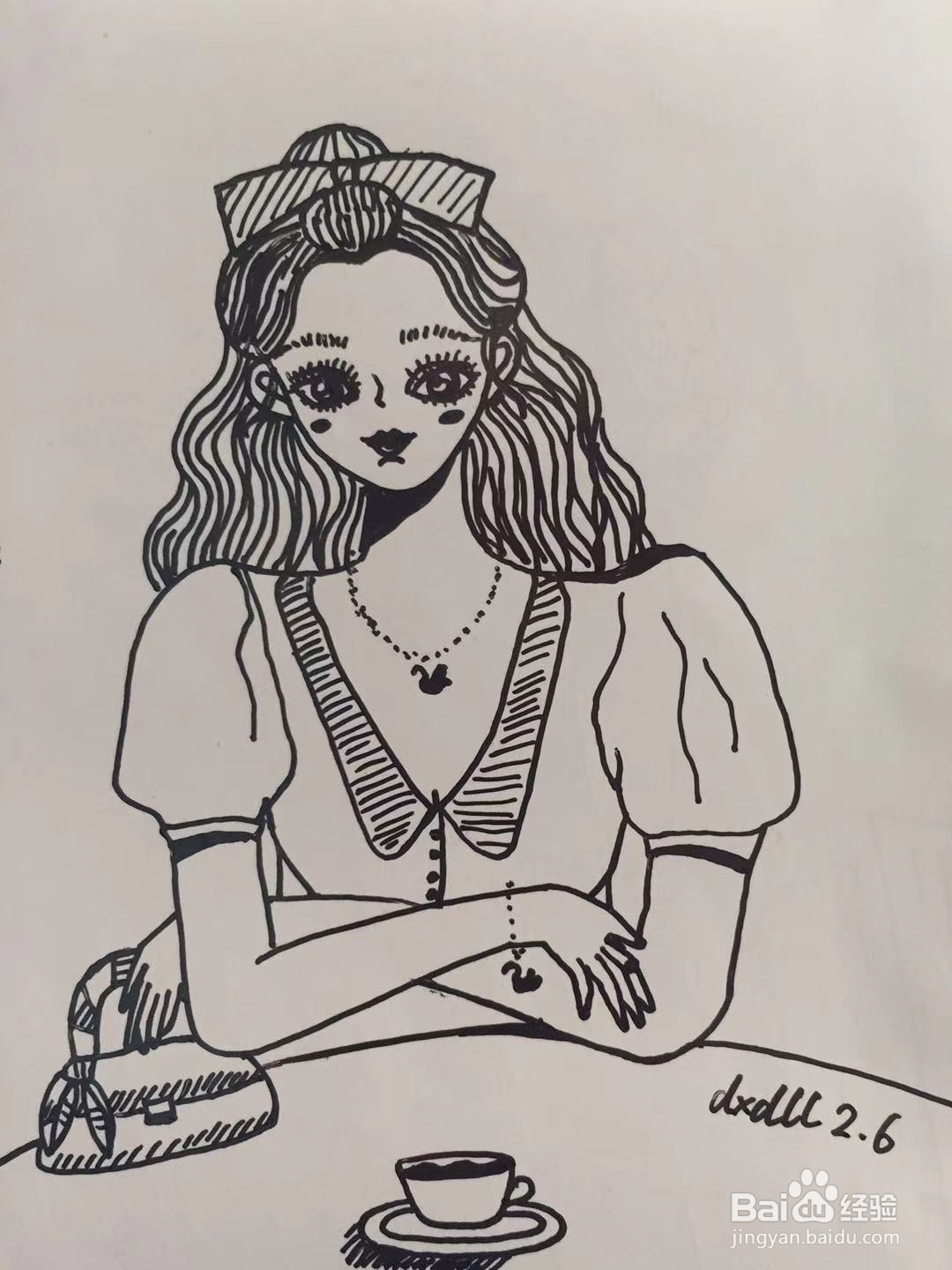 插画教程之金融学硕士爱莎