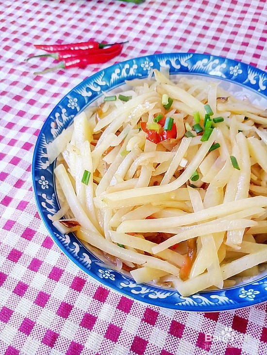 醋溜土豆丝的做法