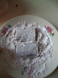 另类口味椒盐干煎带鱼