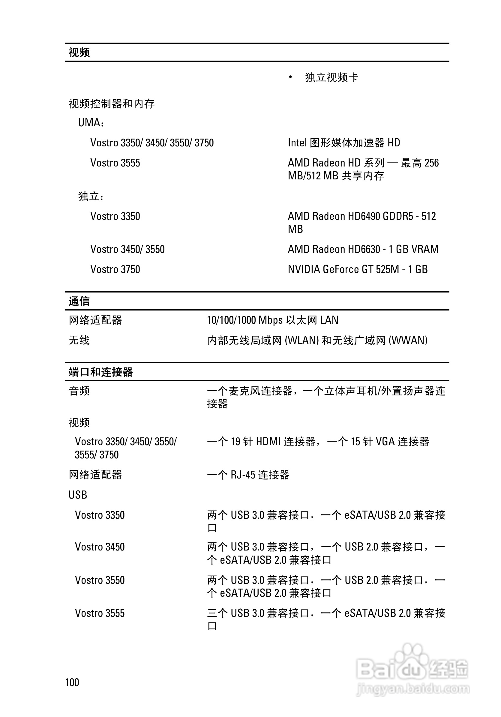 戴尔DELL Vostro 3350笔记本电脑使用说明书:[10]