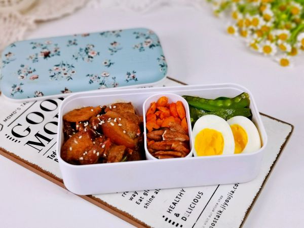 紫米芒果西米捞便当