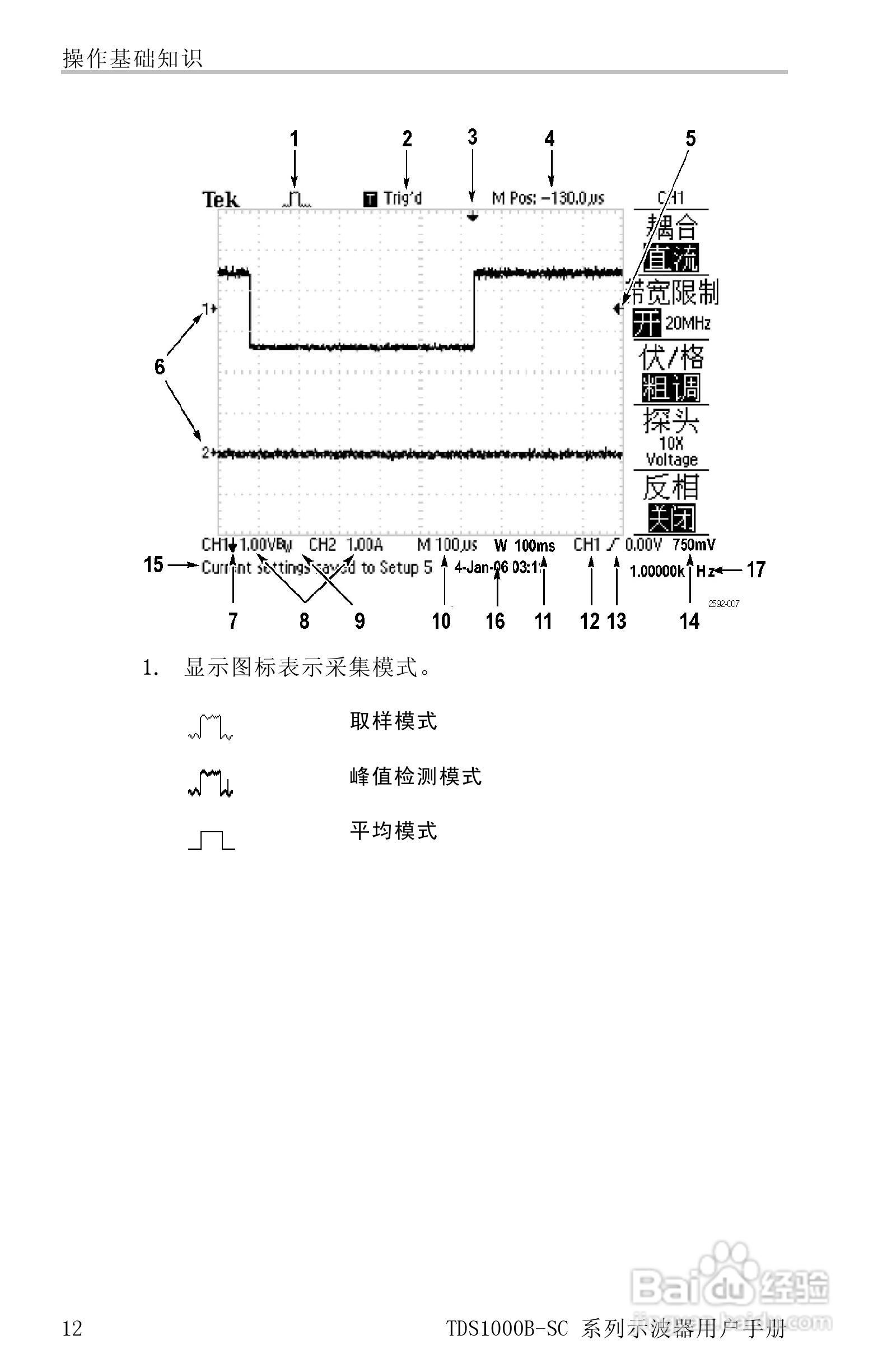TDS1012B-SC彩屏全中文便携式数字示波器说明书:[4]