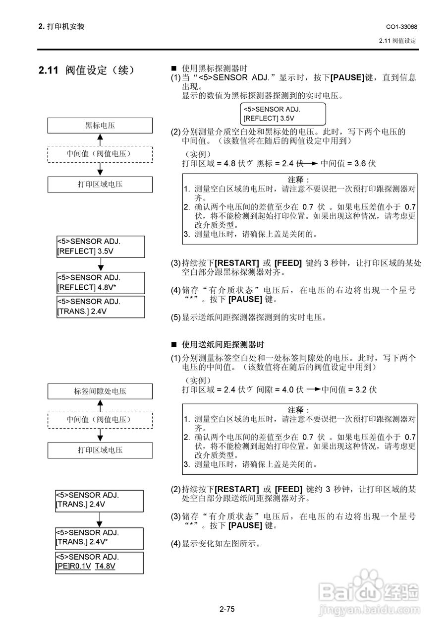 东芝 B-SA4TP打印机说明书:[9]