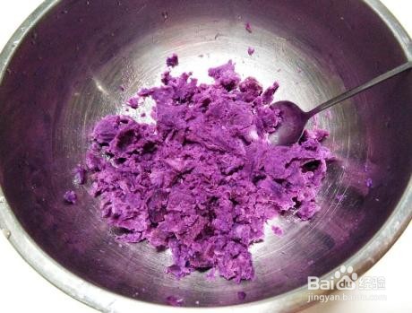 家庭酒酿紫薯丸子汤