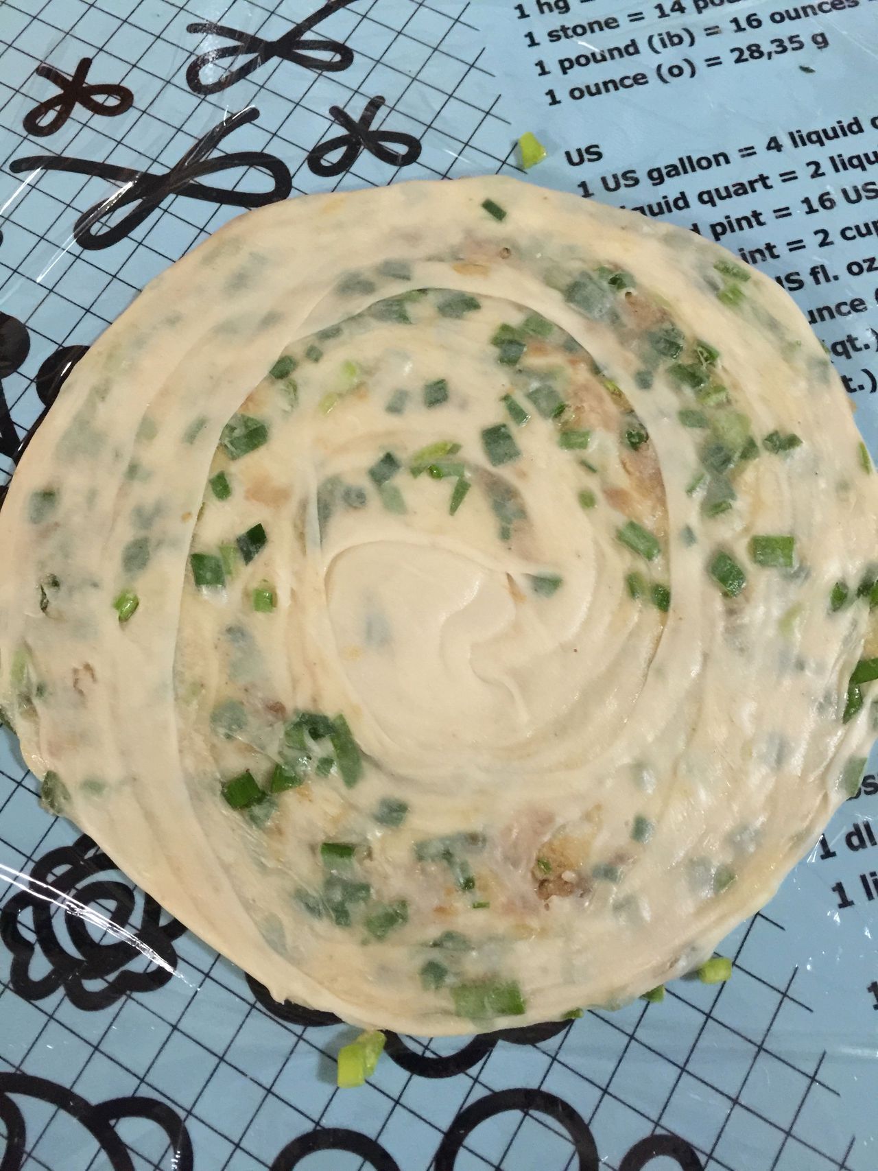 教你做油酥手抓葱油饼,味道美极了