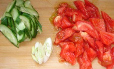 西红柿面汤鸡蛋果