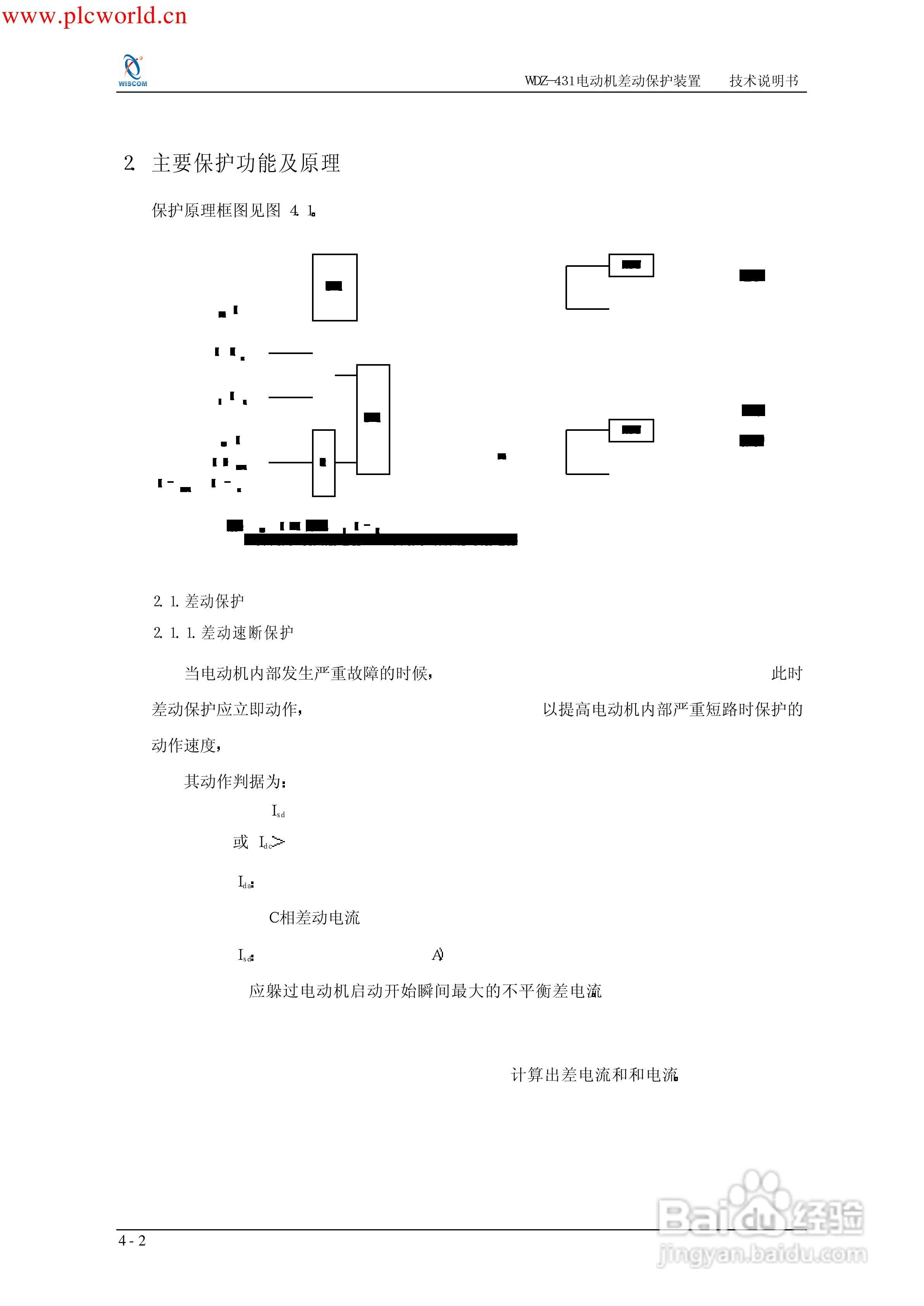 WDZ-491电压互感器保护测控装置说明书:[8]
