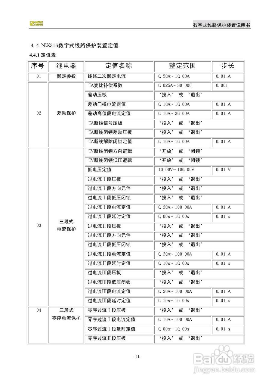 南自NDX326数字式线路保护装置说明书:[5]