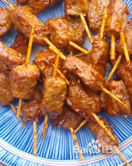 牙签牛肉的做法