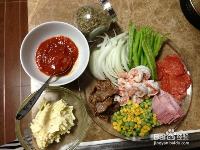 什锦披萨的做法