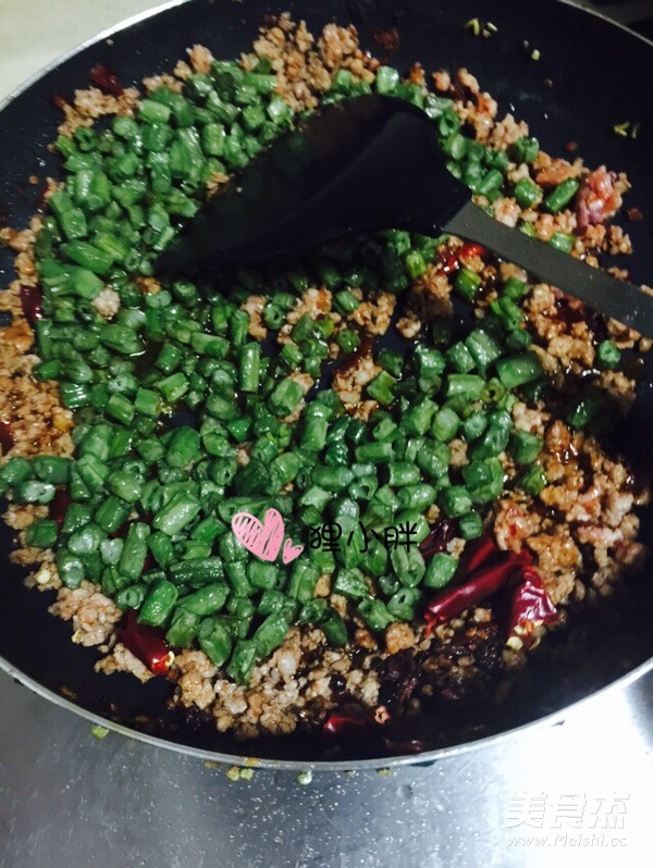 肉沫四季豆的做法