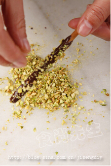 开心果巧克力棒