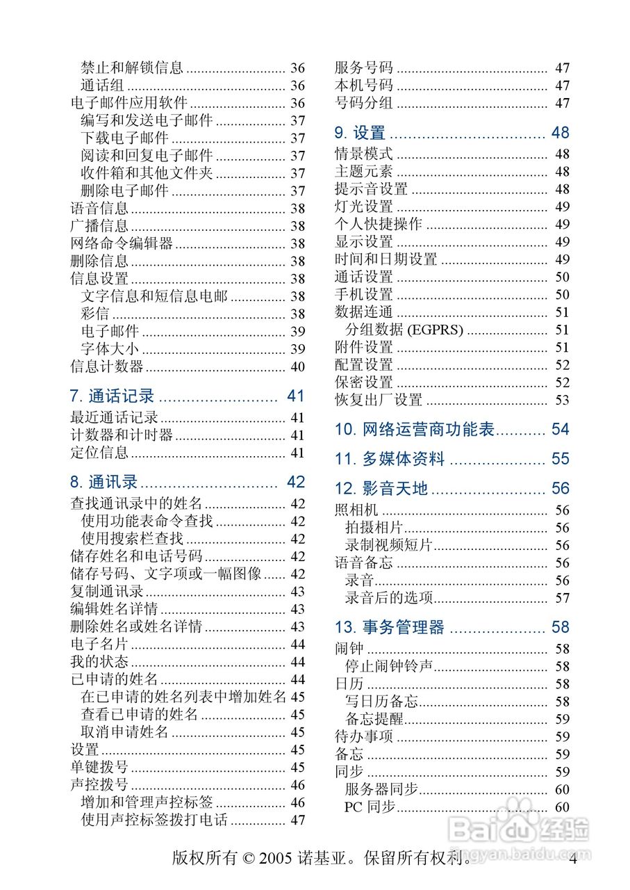 诺基亚3220手机使用说明书:[1]