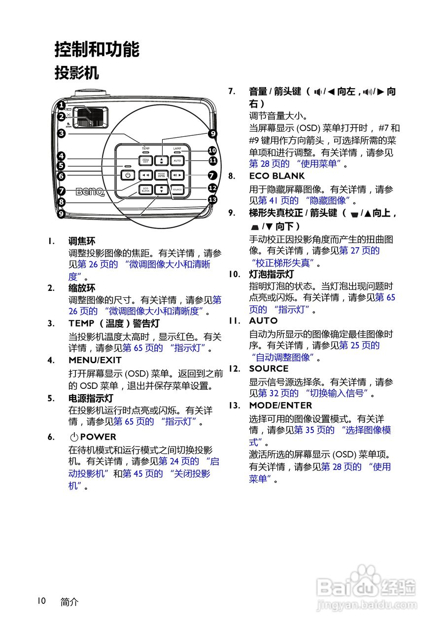 明基MX518F投影机使用说明书:[1]