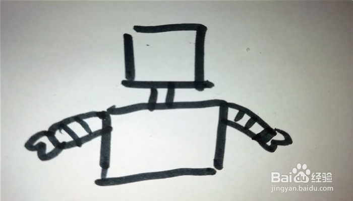 怎么样用简单的简笔画画机器人