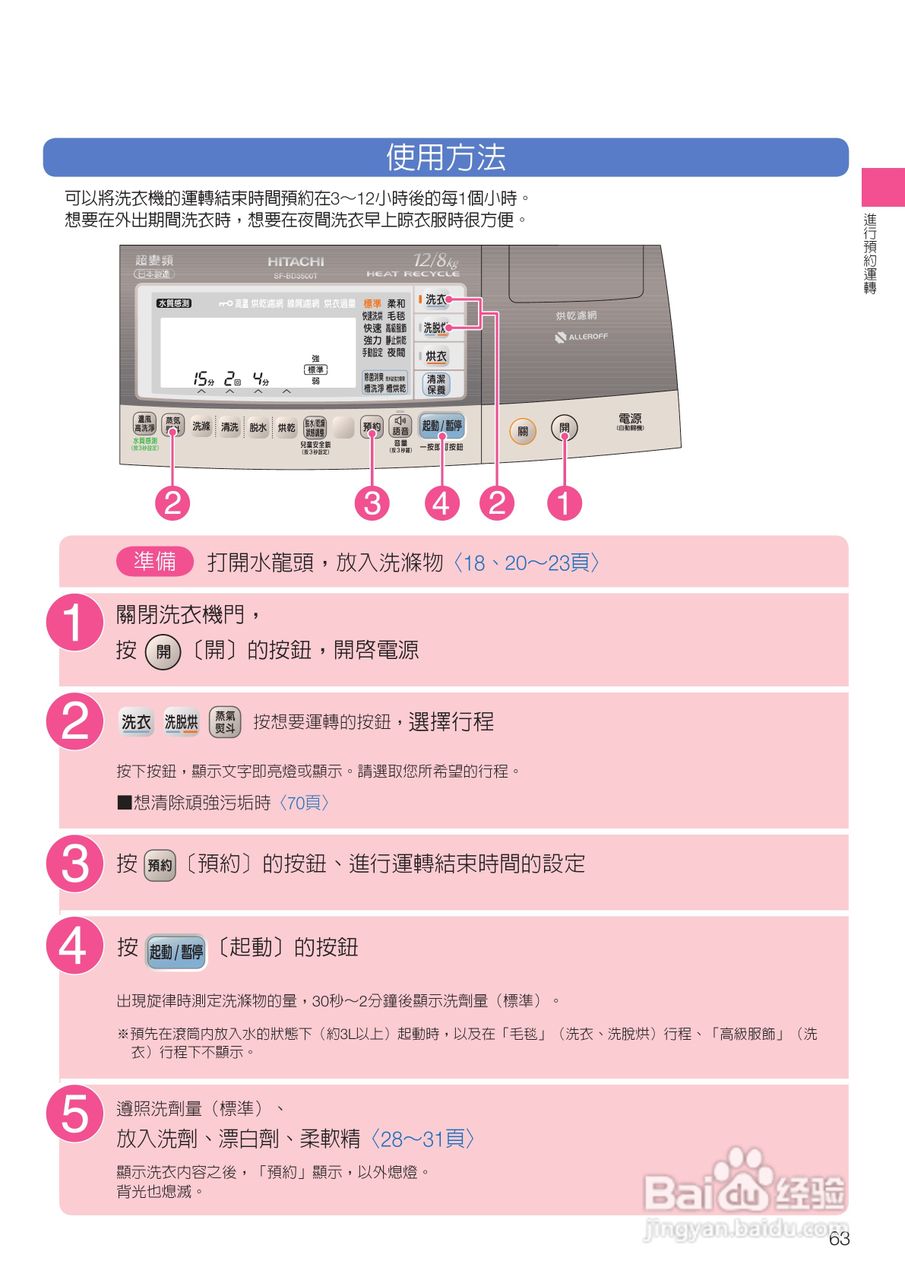 日立SF-BD3500TR洗衣机使用说明书:[7]