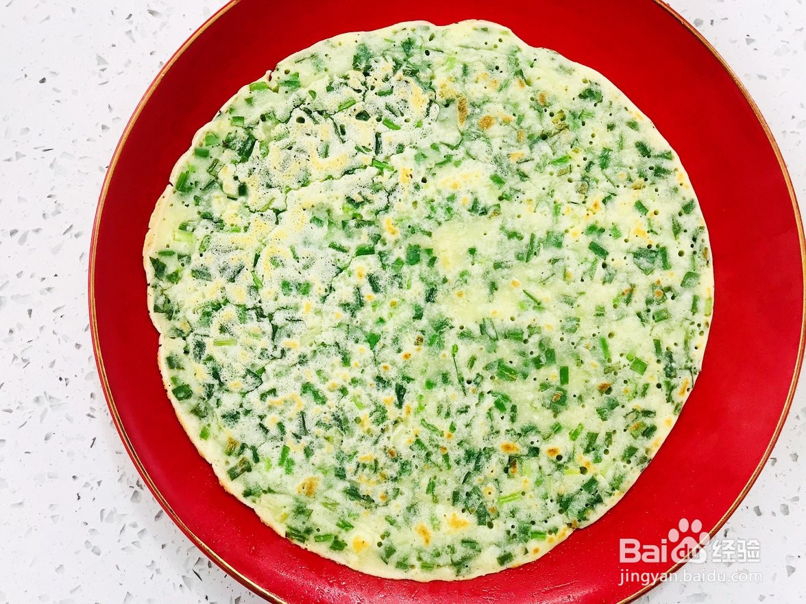 如何制作韭菜鸡蛋饼？